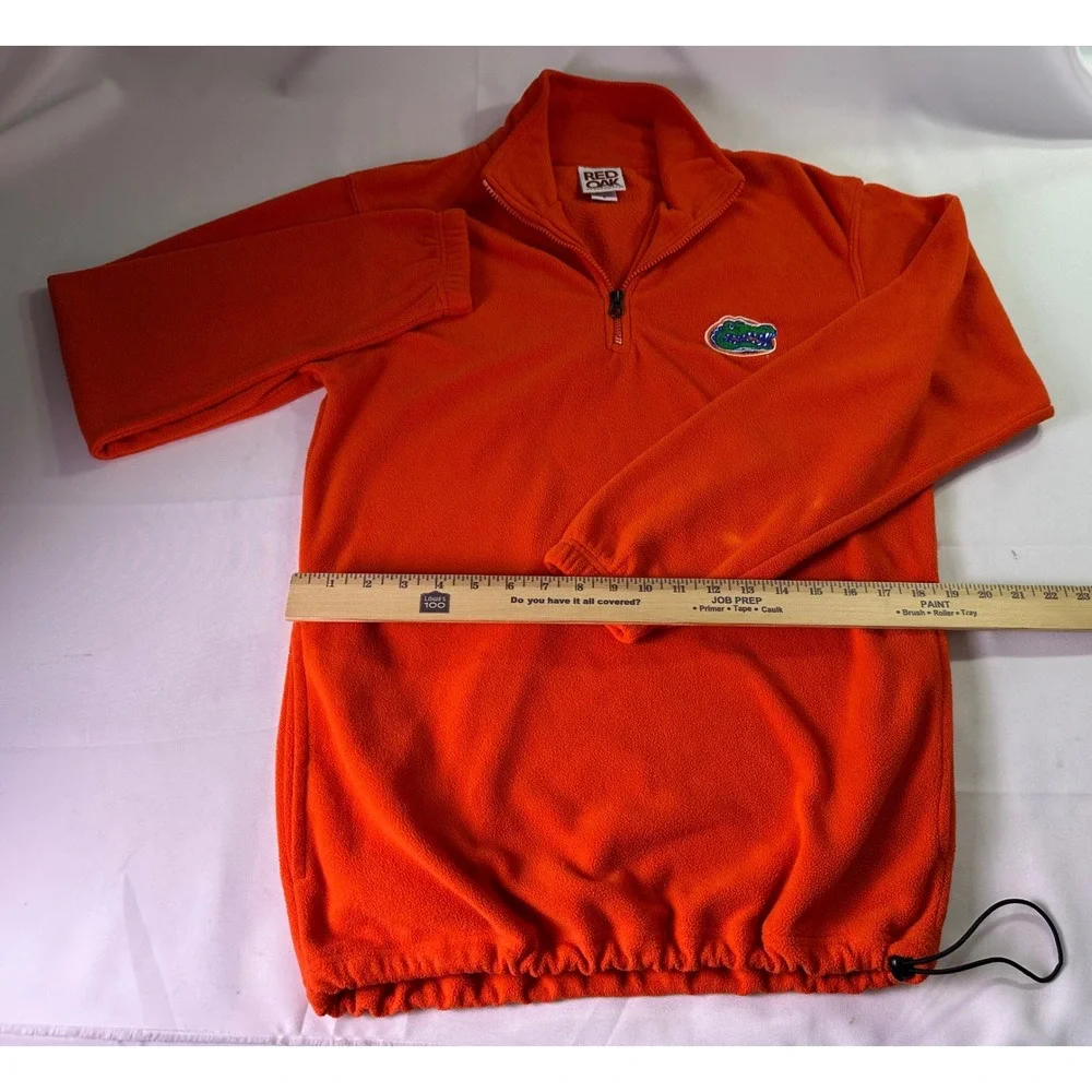 Florida Gators NCAA Red Oak‎ Sm Sportswear Orange Fleece 1/4 Zip Pullover Jacket